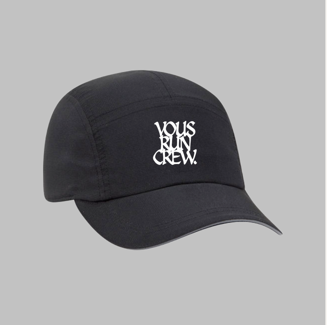 VOUS Run Crew Hat (Black)