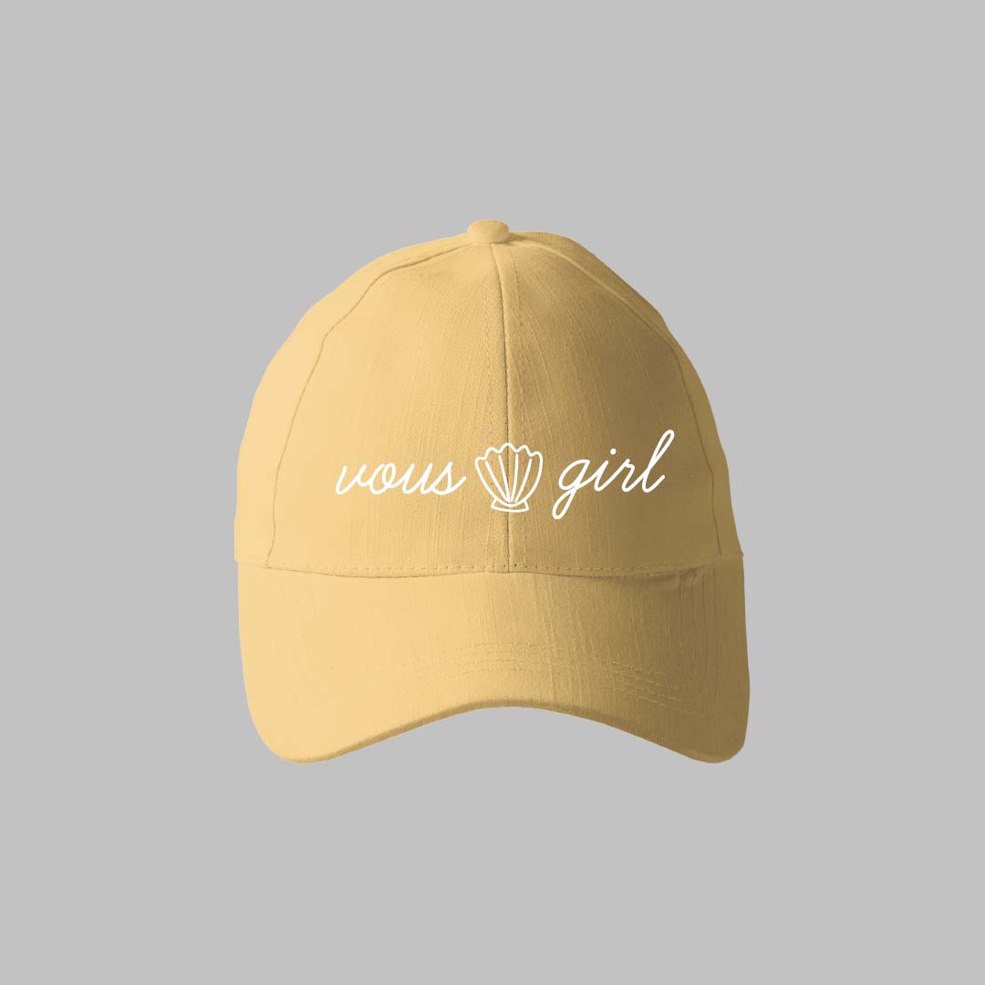 VOUS Girl Shell Hat — Vanilla