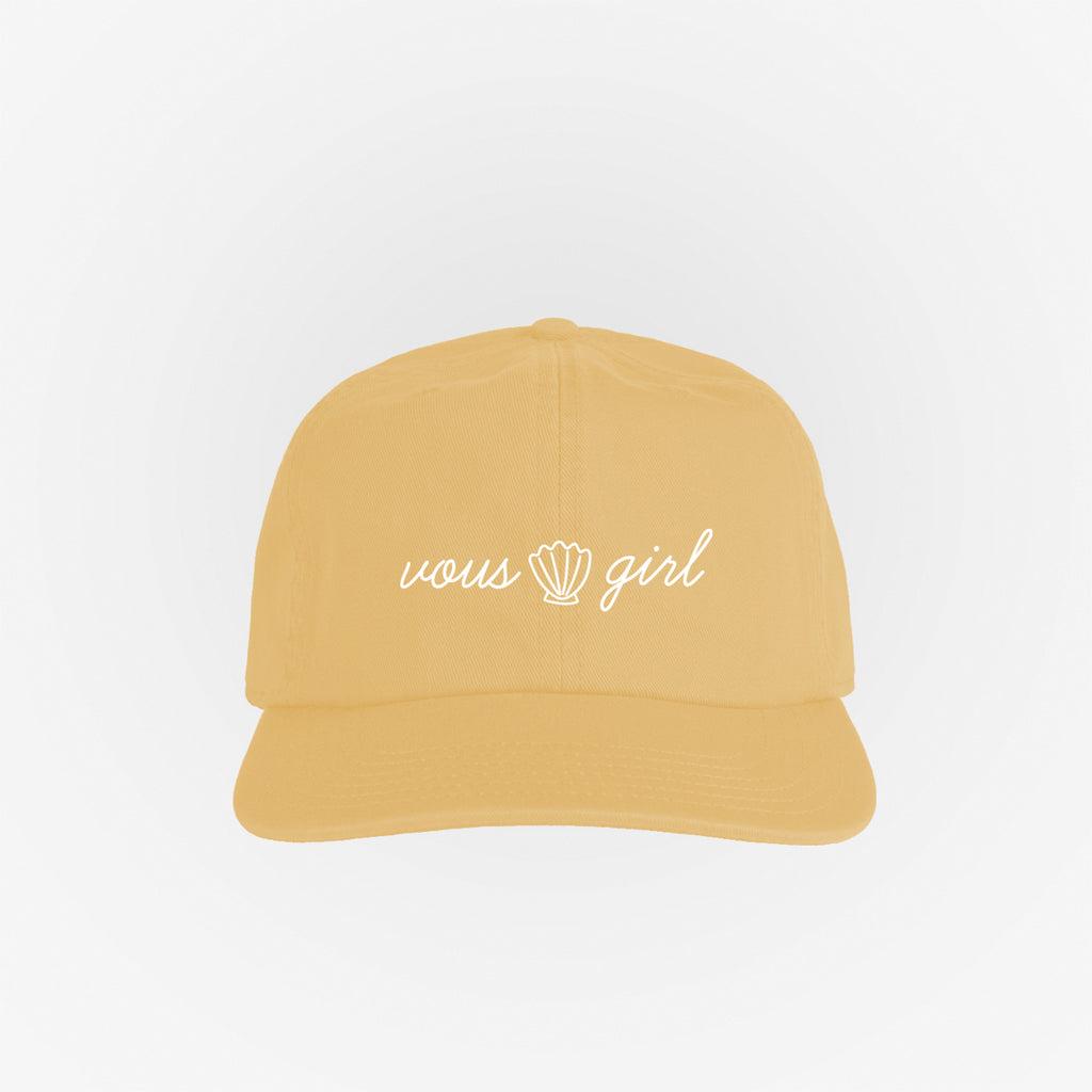 VOUS Girl Shell Hat — Vanilla