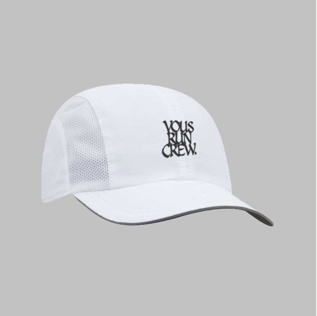 VOUS Run Crew Hat (White)