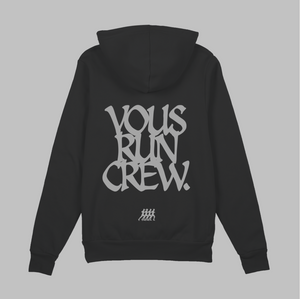 VOUS Run Crew Hoodie (Black)