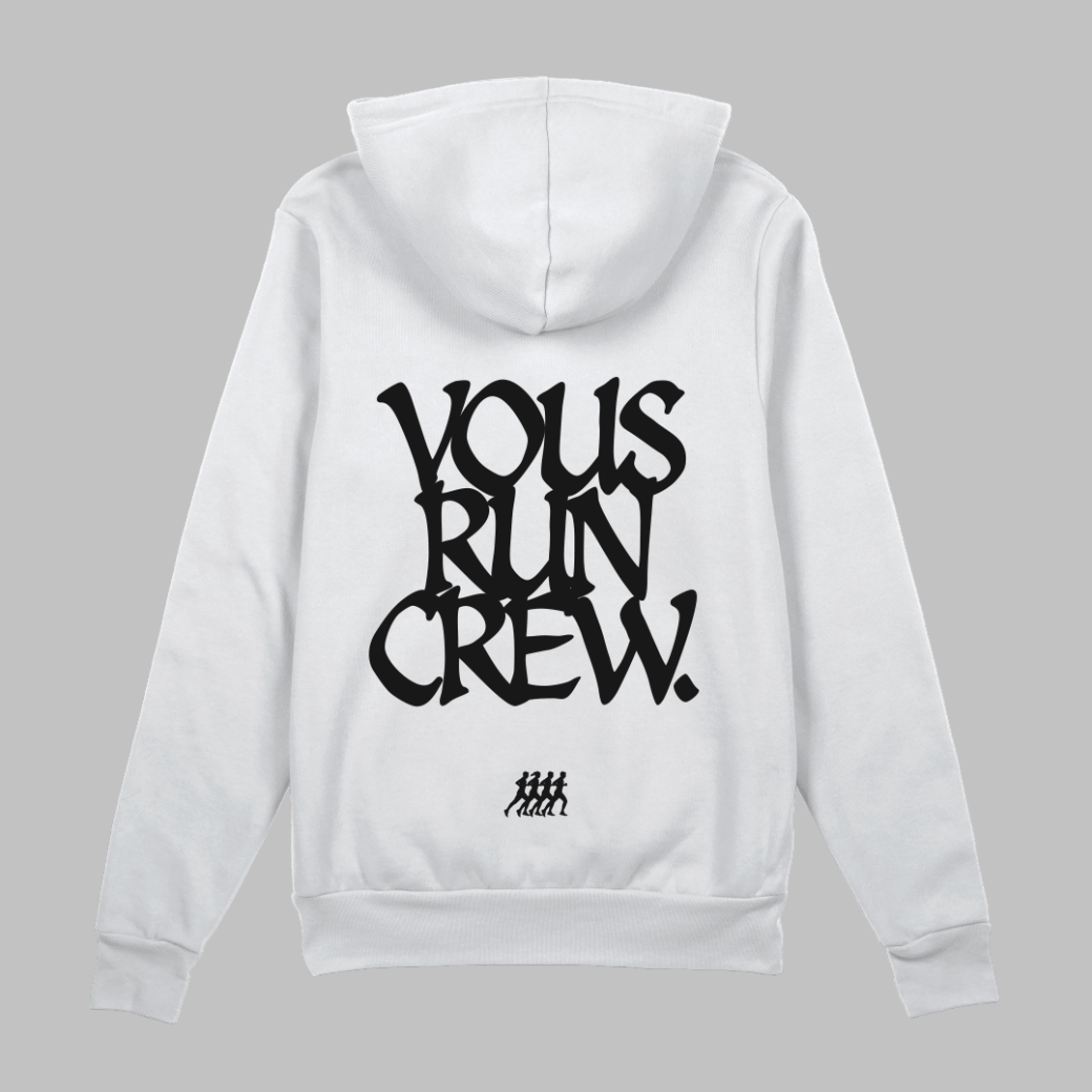 VOUS Run Crew Hoodie (White)
