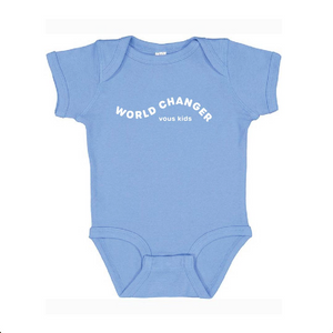 World Changer Onesie (Light Blue)