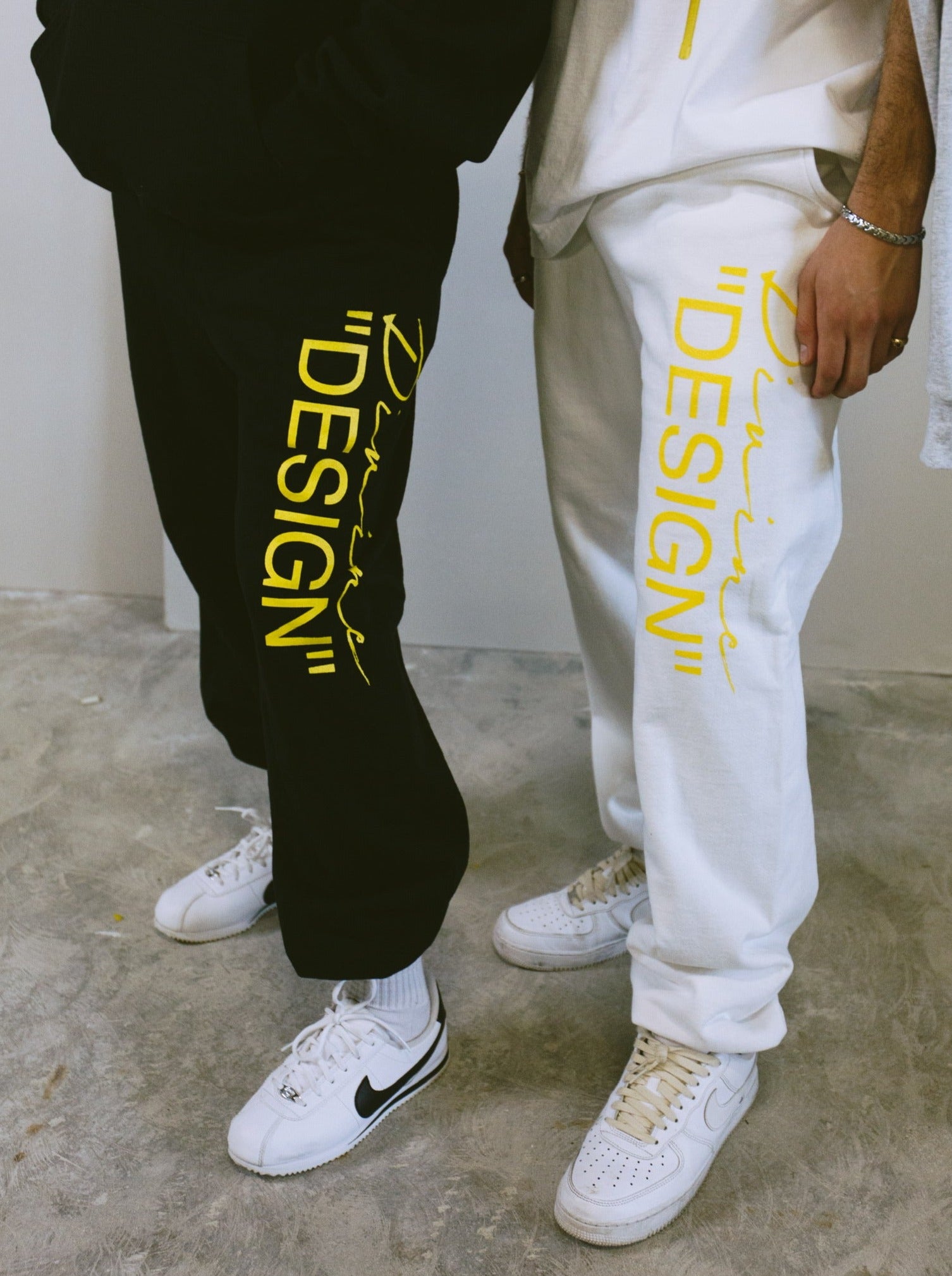 Divine Design Official Sweatpants – White