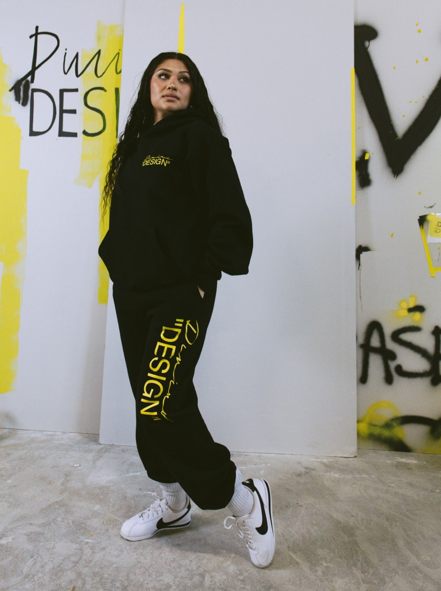 Divine Design Official Sweatpants – Black