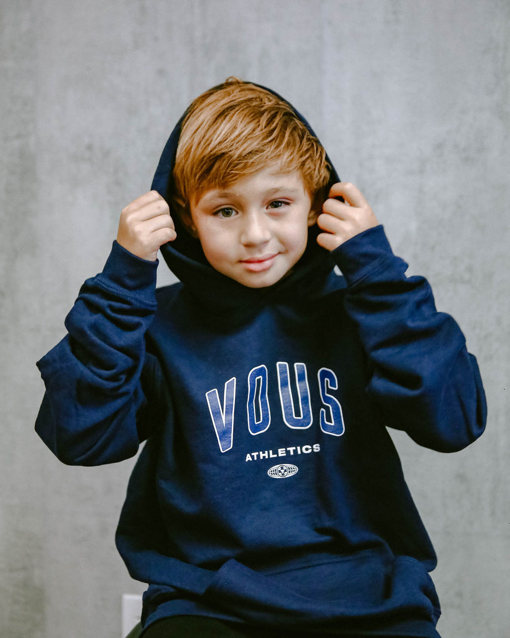 Youth VOUS University Navy Hoody (SZN2 2021)