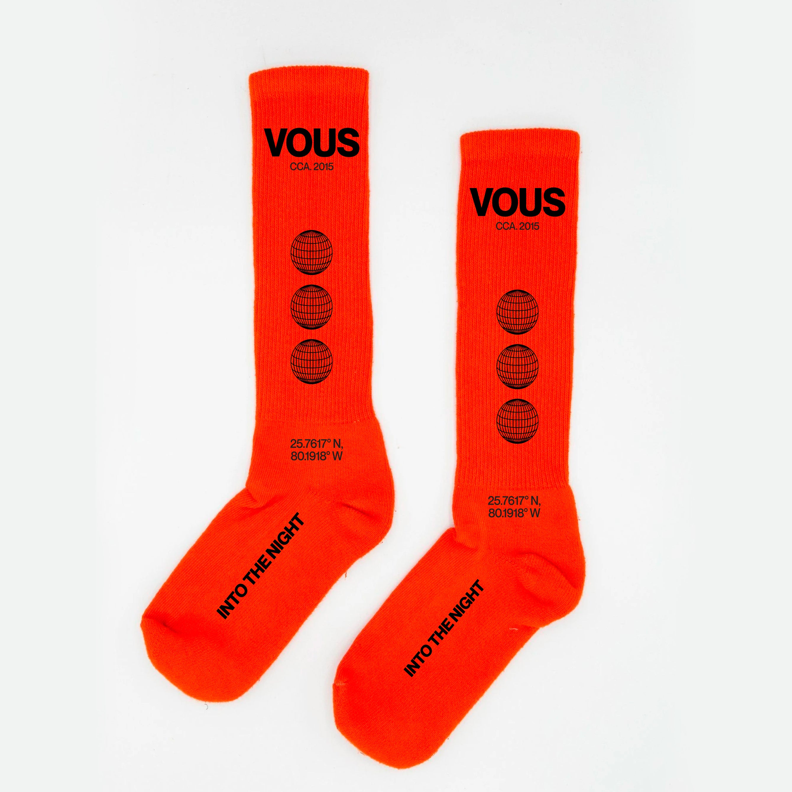 VOUS INT'L Orange Socks
