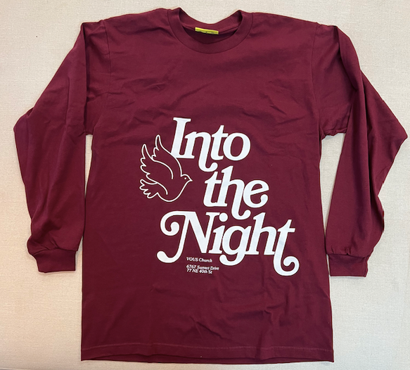 Into the Night Burgundy L/S
